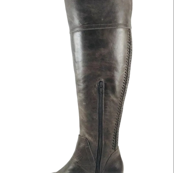 Vince Camuto Bendra Distressed urban boots size 5. Grey is color but looks brown - Picture 3 of 16